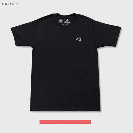 The Heart Tee Black