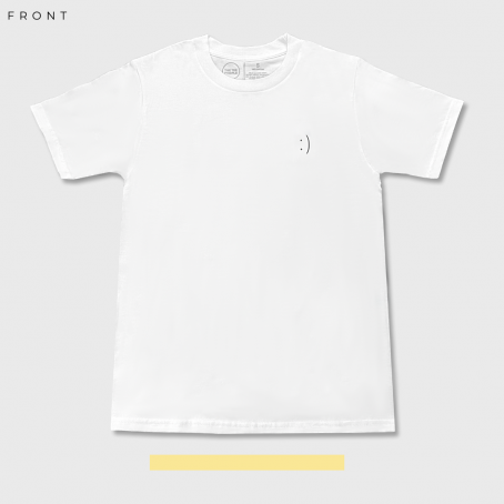 The Smiley Tee White